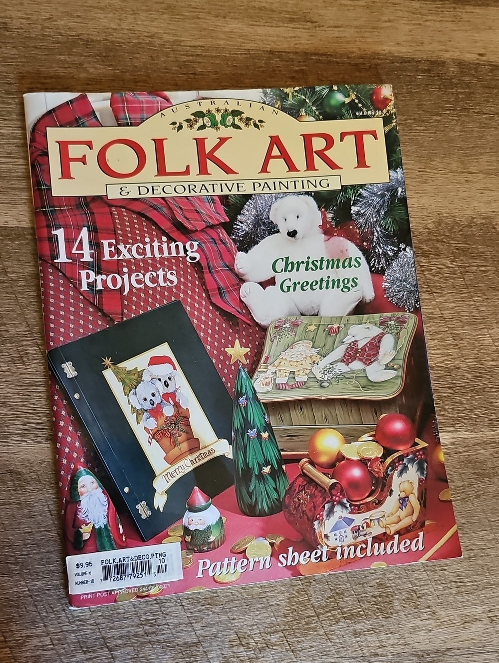 Vintage Folk Art & Decorative Painting Magazine (14 Projects)